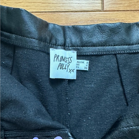 Princess Polly Leather Pants - Picture 3 of 3